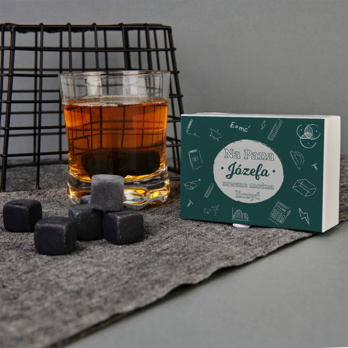 Na Pana zawsze można liczyć - Kamienie do whisky z nadrukiem